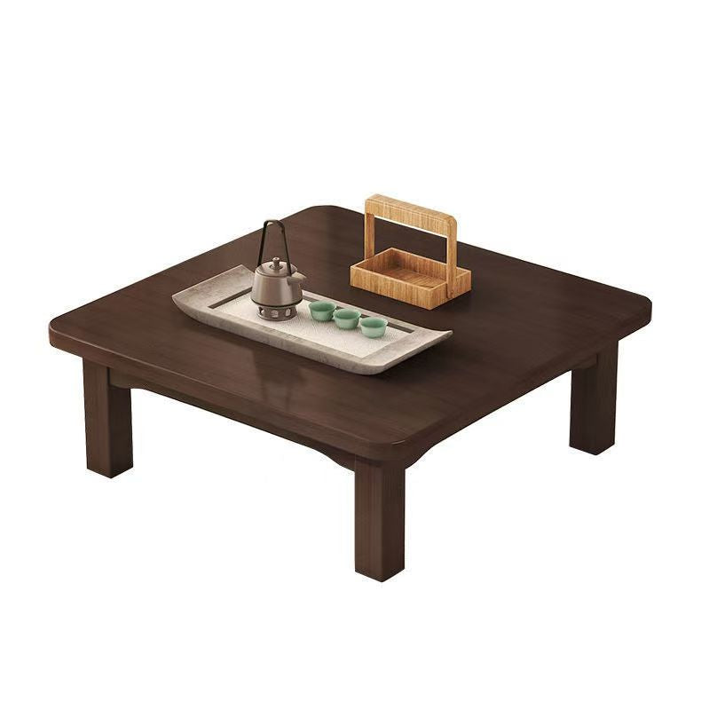 bamboo dinner/tea table with assemble legs in square shape high quality for sale