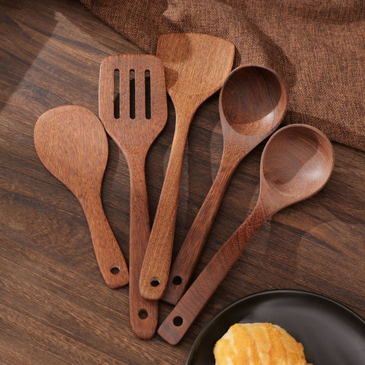acacia mangium wood spoon/scoop/tableware for kitchen/restaurant/hotel