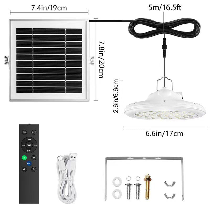 outdoor portable/mobile solar energy light for camping/picnic/gardening/garage/store-lightening with solar panel and remote control